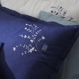 Rayon Cooling pillow-case Quickly Cool Down Snow Flower Embroidery PS13