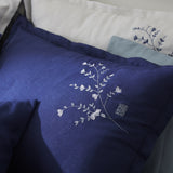 Rayon Cooling pillow-case Quickly Cool Down Snow Flower Embroidery PS13